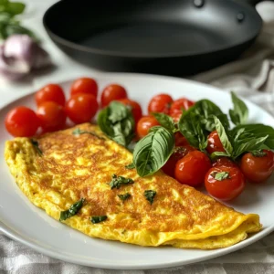 Basil Omelet with Eggland's Best Eggs MAIN Image