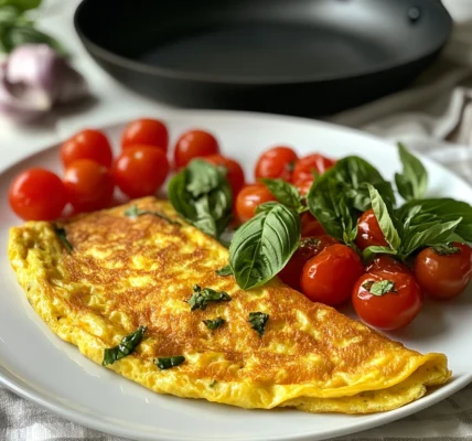 Basil Omelet with Eggland's Best Eggs MAIN Image