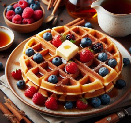 Classic Cinnamon Waffles