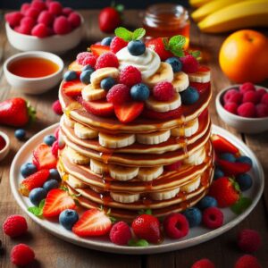 Fruity Pancake Stack