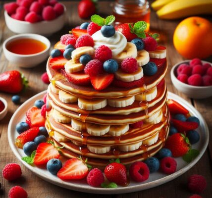 Fruity Pancake Stack