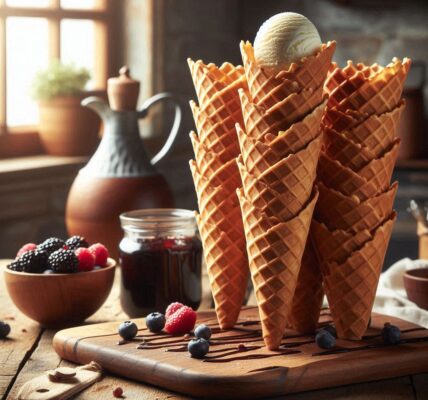 Homemade Waffle Cones