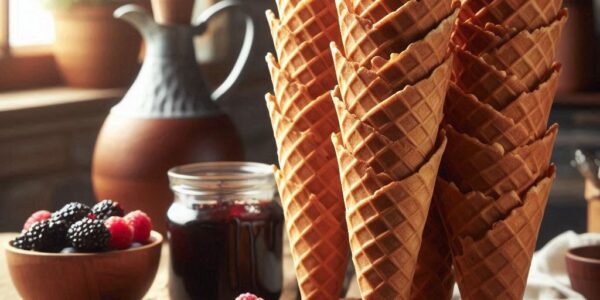 Homemade Waffle Cones