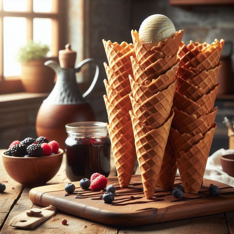 Homemade Waffle Cones