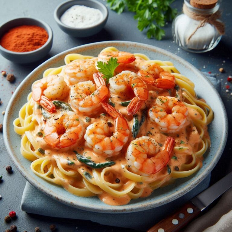 creamy Cajun shrimp pasta